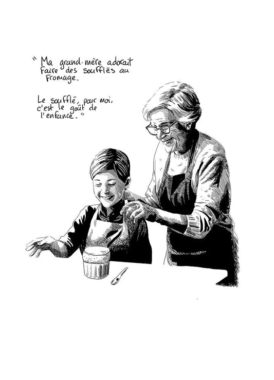 p.032, La grand mère et le petit fils