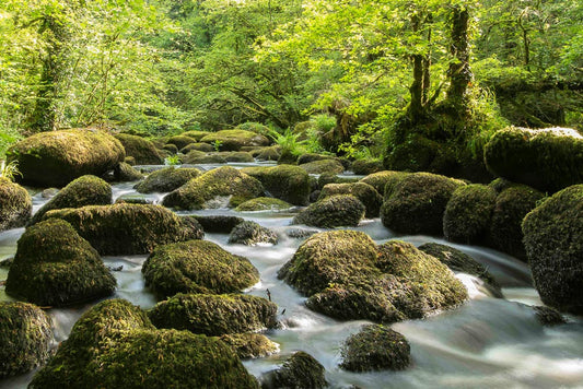 p.022, Le chaos rocheux de Toul-Goulic au milieu duquel serpente le Blavet, Côtes d'Armor.