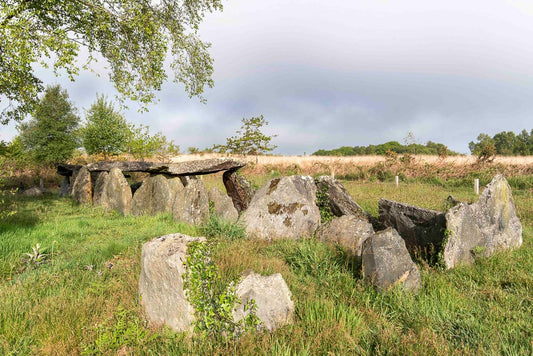 p.040, Une allée couverte au milieu des Landes de Liscuis.