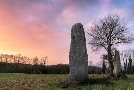 p.096, Les menhirs de Kernars.