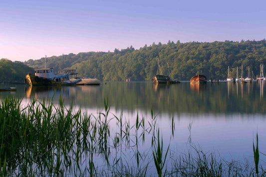 p.129, Le cimetierre de bateaux de Kerhervy.