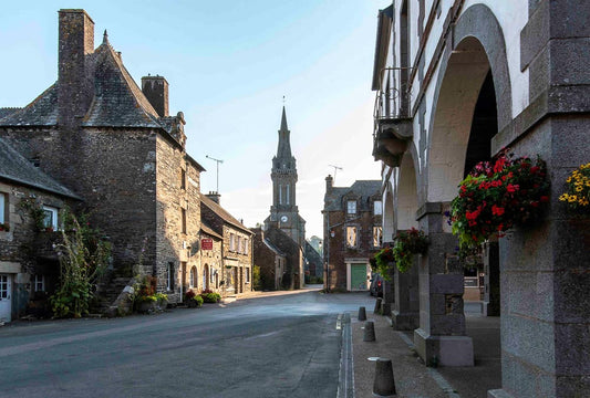 p.026, Le village de Gouarec, Côtes d'Armor.