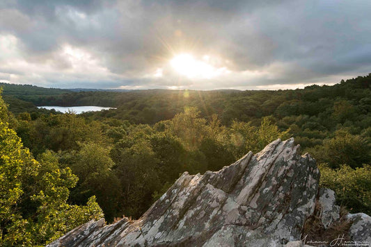 p.043, Le Saut du Chevreuil, Forêt de Quénécan.