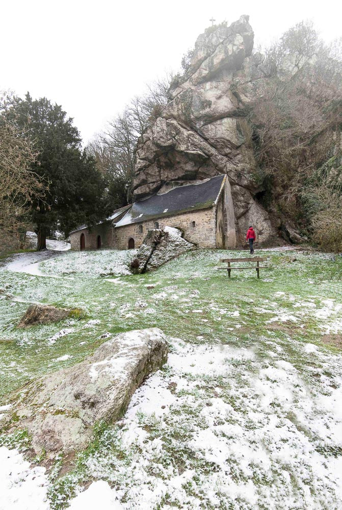 p.085, La chapelle Saint-Gildas en hiver.