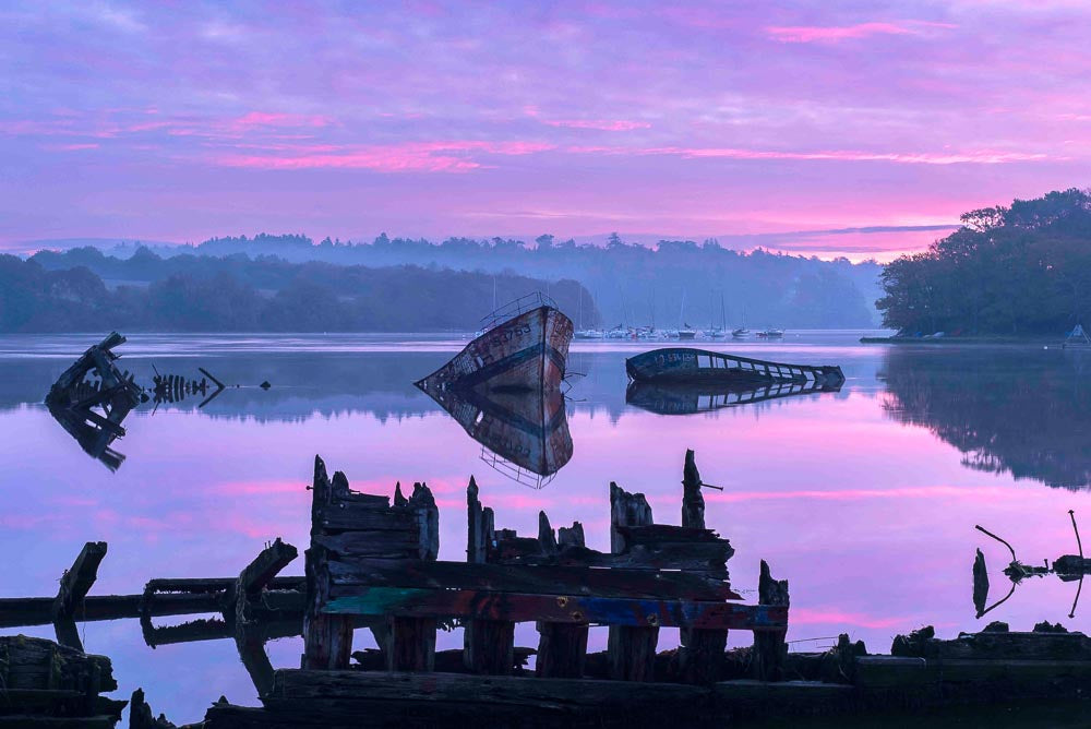 p.130, Le cimetierre de bateaux de Kerhervy.